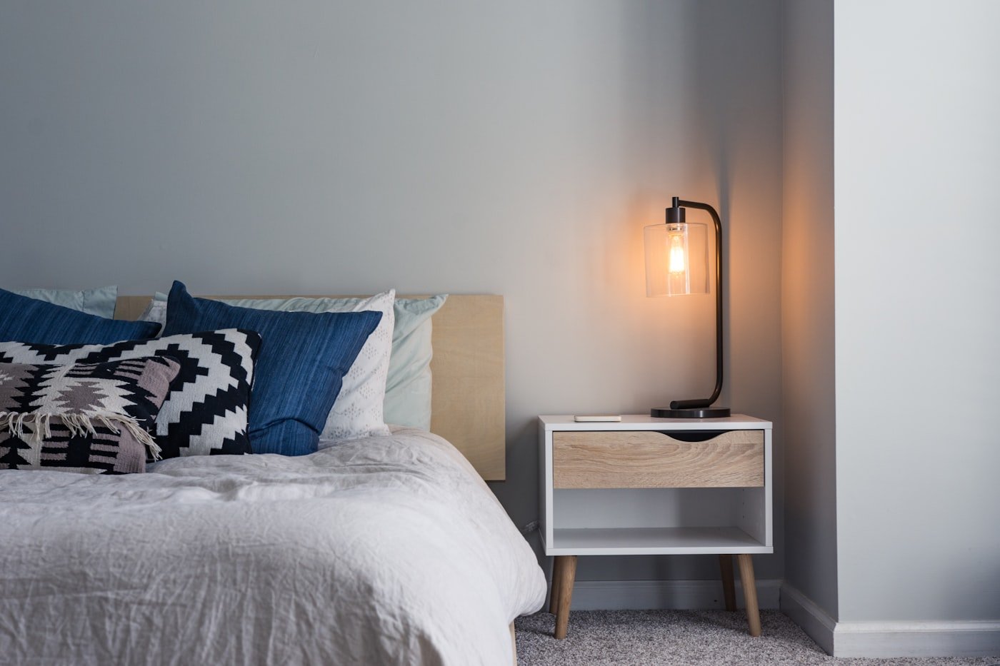 Soft linen and ceramic details